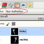 Gimp: Ebenenmodus ändern